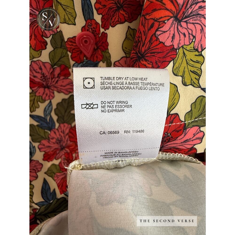 Sunset X Vine Mens Board Short Sleeve Buttondown & Shorts Set Floral Swim Beach - Picture 13 of 15